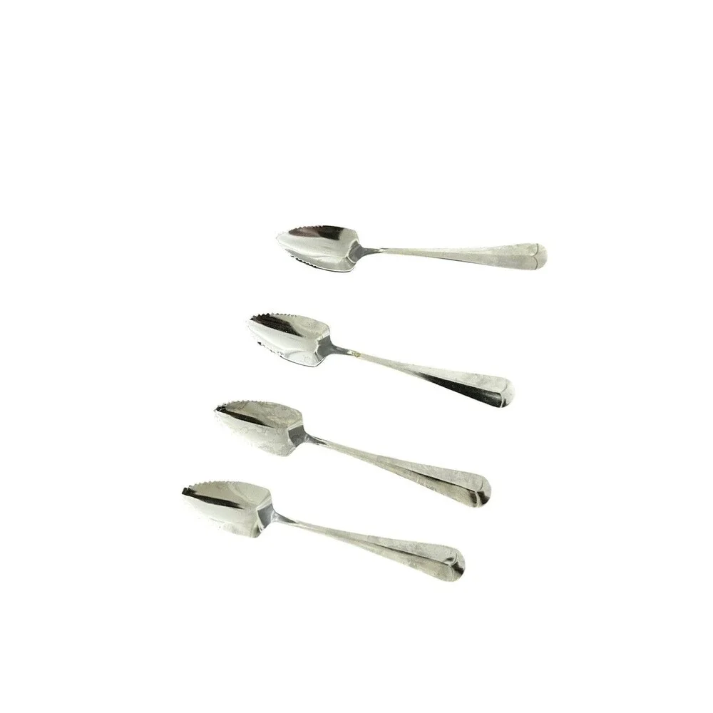 Grapefruit Spoons Set of 4 Stainless Flatware